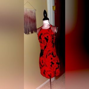 red floral dress by parker